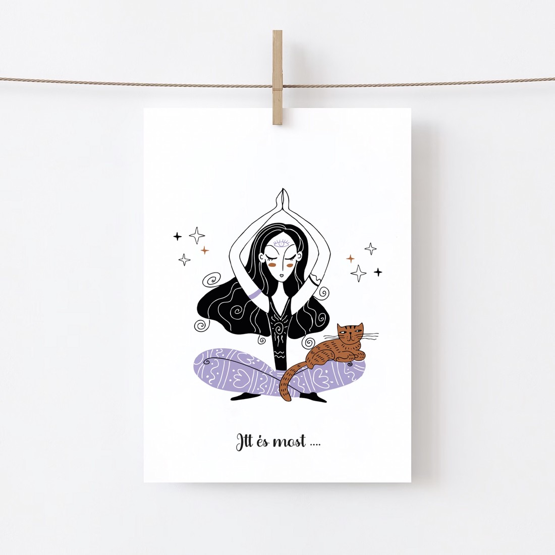 Yoga poster, yoga motivational imagine, yoga studio decor de perete - - Artynos.ro Yoga poster, yoga motivational imagine, yoga studio decor de perete - - Artynos.ro