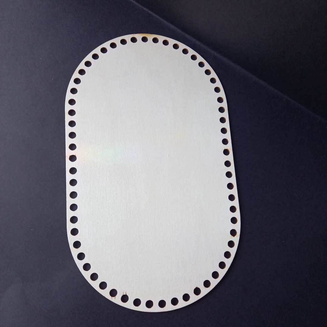 25x15 cm Material decorativ din lemn natural, potrivit pentru croșetat   -  - Artynos.ro