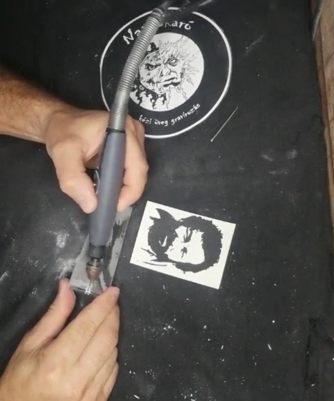 Bud Spencer 4/1 Pahar de sticlă gravat manual  -  - Artynos.ro