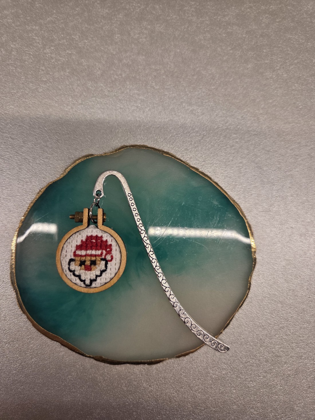 Semn de carte Moș Crăciun - crăciun - cadouri de moș crăciun - cadouri de moș crăciun - Artynos.ro