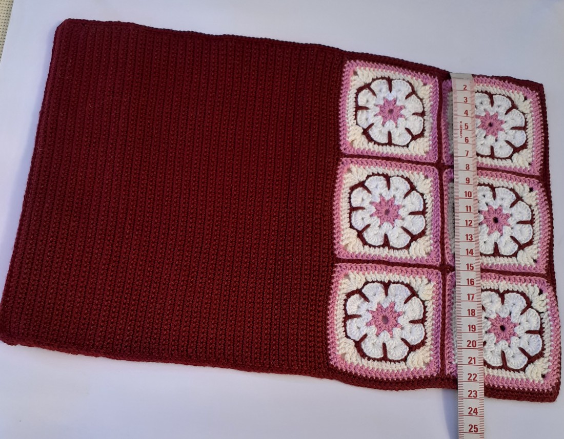 Set capac de carte croșetat 100% microfibră acrilic fire capac de carte + marcaj croșetat floare -  - Artynos.ro