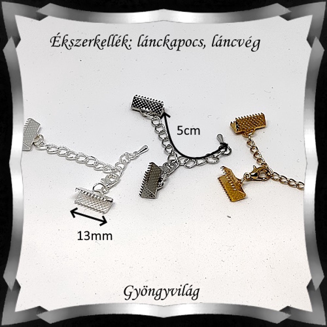 Accesorii pentru bijuterii: clemă pentru lanț BLK-KV01-13 capătul/ capătul panglicii + clemă + prelungitor lanț 2 seturi mai multe culori - - Artynos.ro Accesorii pentru bijuterii: clemă pentru lanț BLK-KV01-13 capătul/ capătul panglicii + clemă + prelungitor lanț 2 seturi mai multe culori - - Artynos.ro