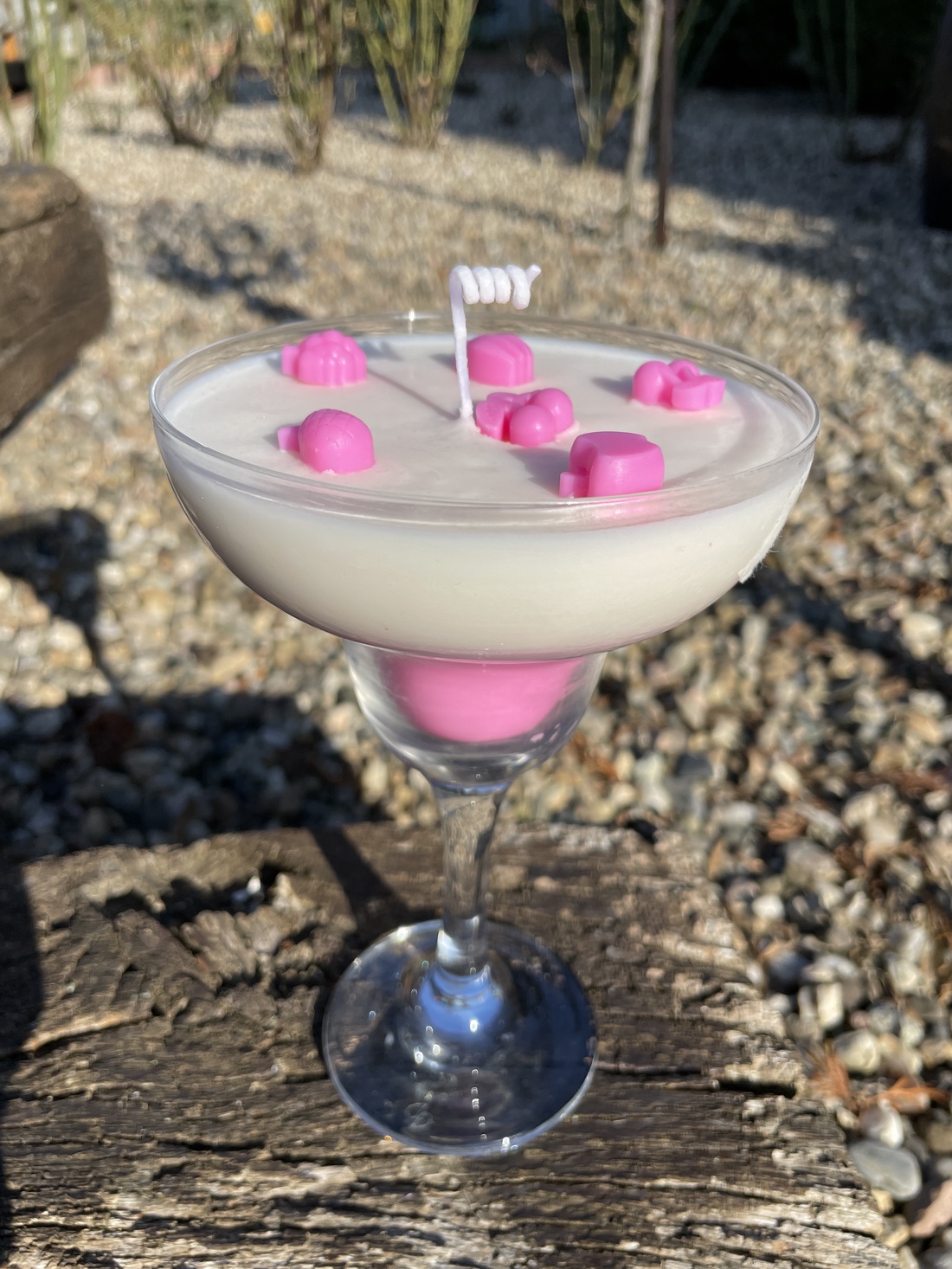 Lumanare parfumata in pahar de cocktail. - casă & stil de viață - lumânări, parfumuri, arome - lumânare - lumânări artizanale - Artynos.ro