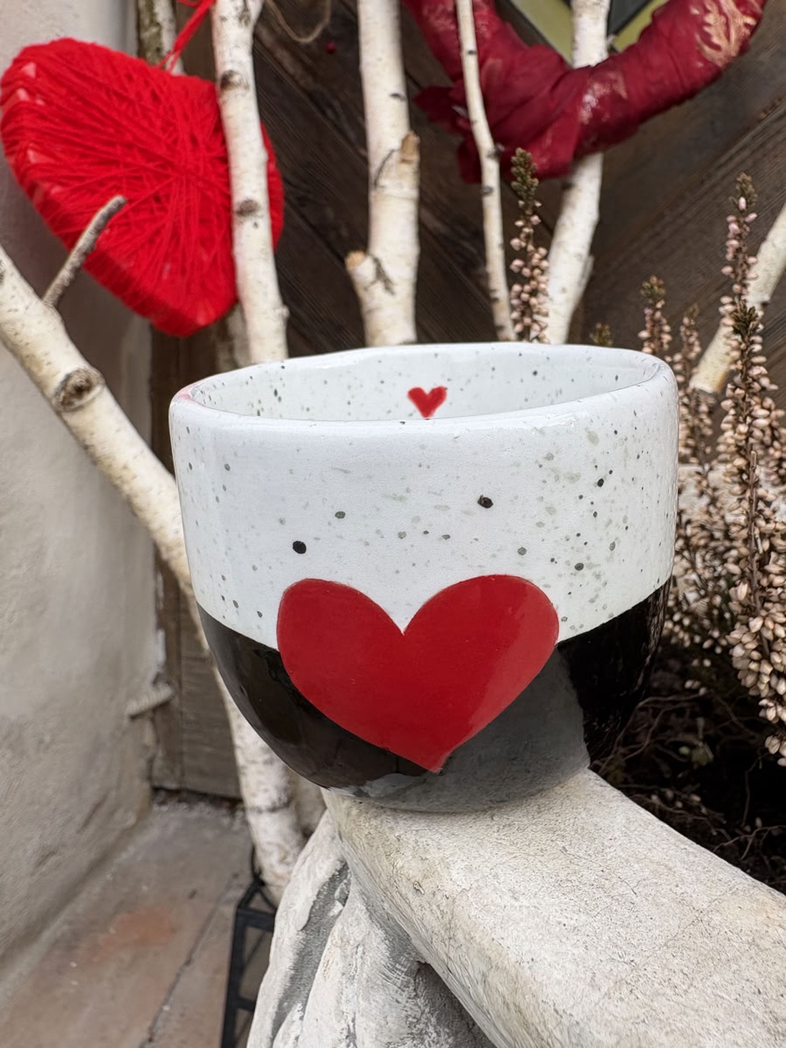 Cana cappuccino 150 ml � Sweet Heart - casă & stil de viață - echipamente de bucătărie - accesorii de servire - căni - Artynos.ro