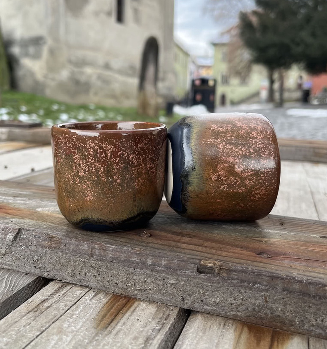 Set canute espresso ceramica 80 ml � Autumn Brew - casă & stil de viață - echipamente de bucătărie - accesorii de servire - căni - Artynos.ro