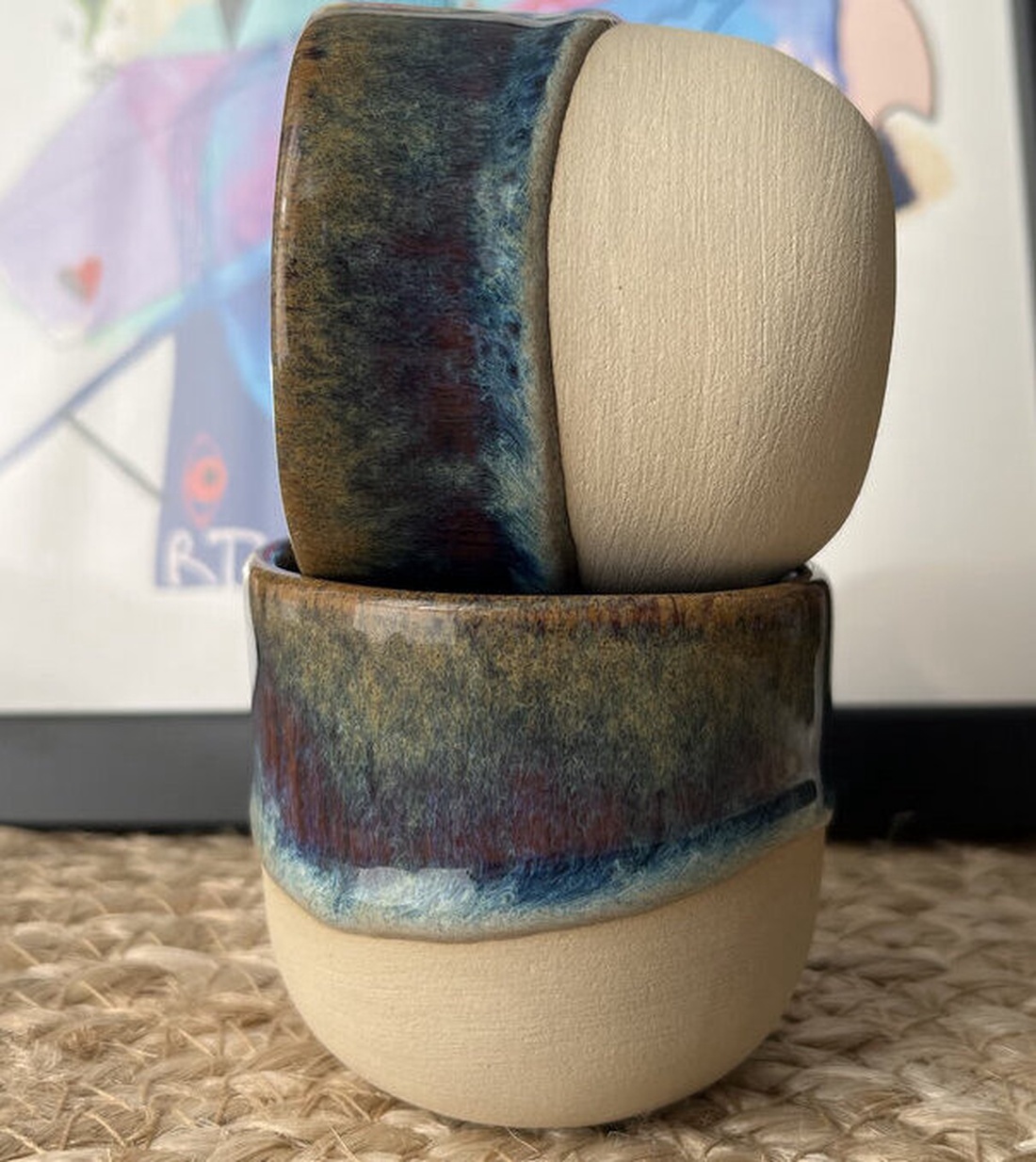 Set 2 cani espresso 80 ml � Amber Stream - casă & stil de viață - echipamente de bucătărie - accesorii de servire - căni - Artynos.ro