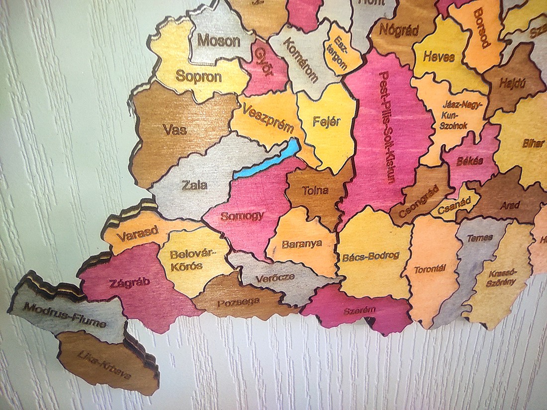Harta Ungariei Mari, harta județului -  - Artynos.ro