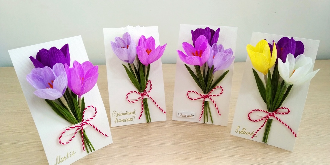 Set 4 cutii cu felicitare buchețel brândușe - bijuterii - mărțișor - Artynos.ro Set 4 cutii cu felicitare buchețel brândușe - bijuterii - mărțișor - Artynos.ro