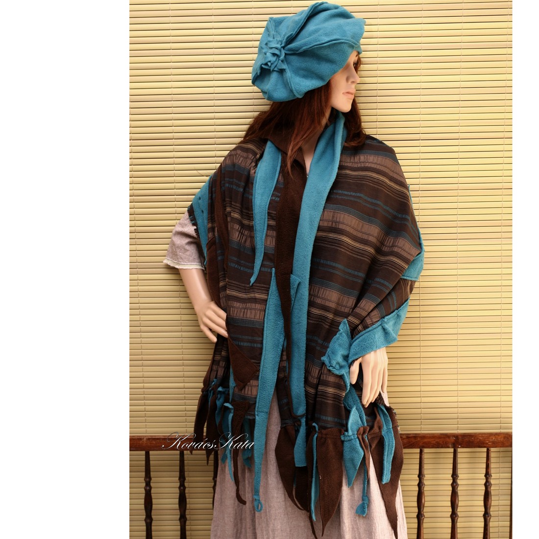 Set PAPAYA - eșarfă + șapcă - îmbrăcăminte și modă - eșarfe, pălării, fularuri - set eșarfe pălărie - Artynos.ro