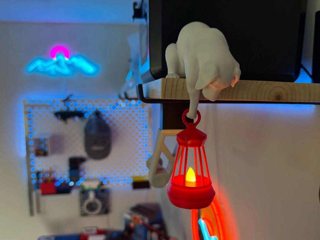 Decorațiune de raft cu câini și lampion -  - Artynos.ro