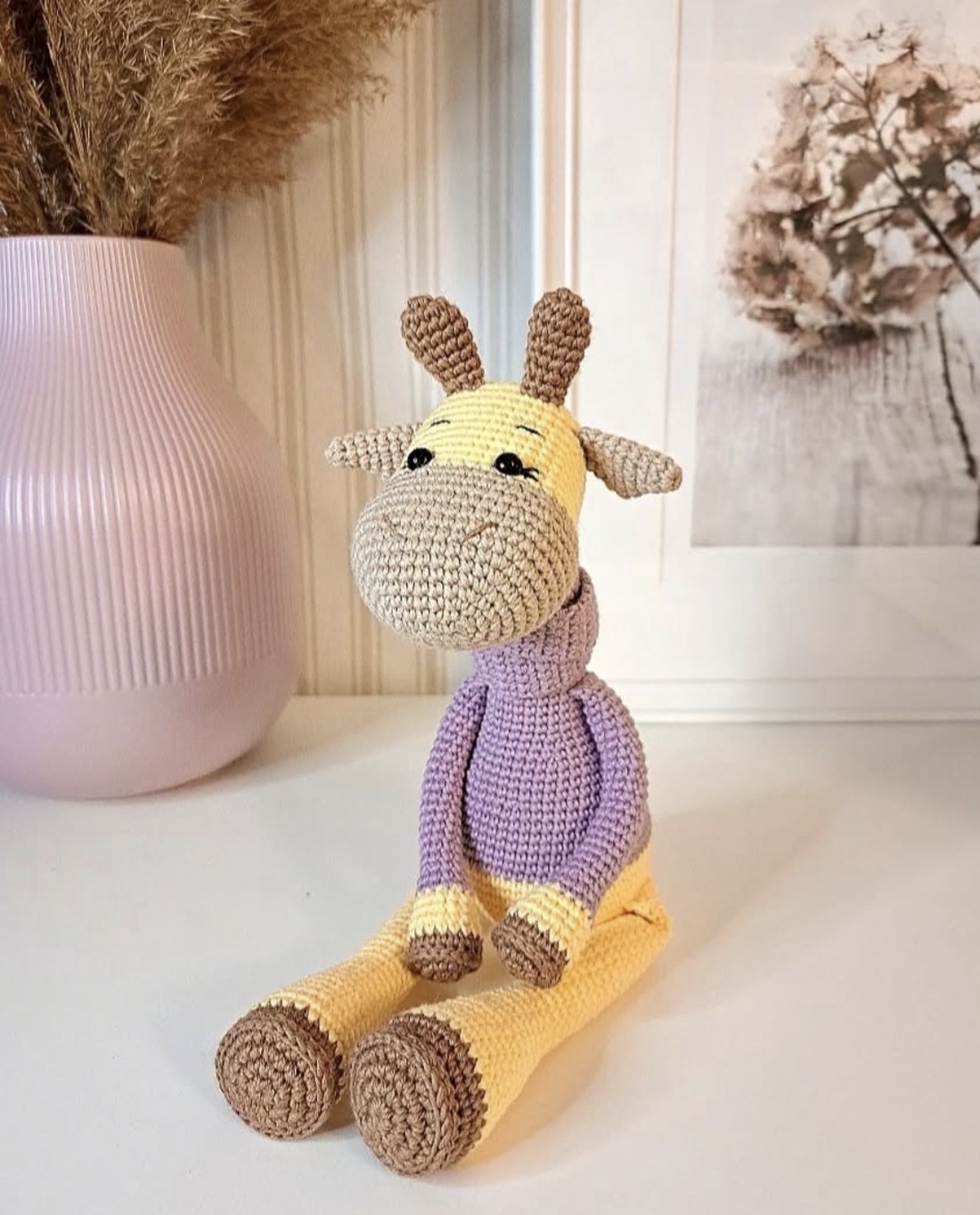 Girafa crosetata manual, 31cm - jucării și echipamente pentru copii - plușuri - girafă de pluș - Artynos.ro Girafa crosetata manual, 31cm - jucării și echipamente pentru copii - plușuri - girafă de pluș - Artynos.ro