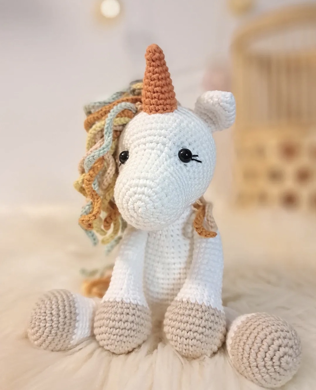 Unicorn crosetat manual - jucării și echipamente pentru copii - plușuri - unicorn - Artynos.ro