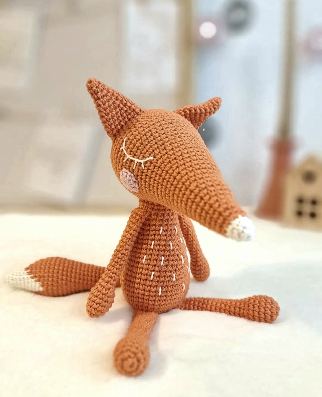 Vulpoi crosetat manual - jucării și echipamente pentru copii - plușuri - vulpe de pluș - Artynos.ro