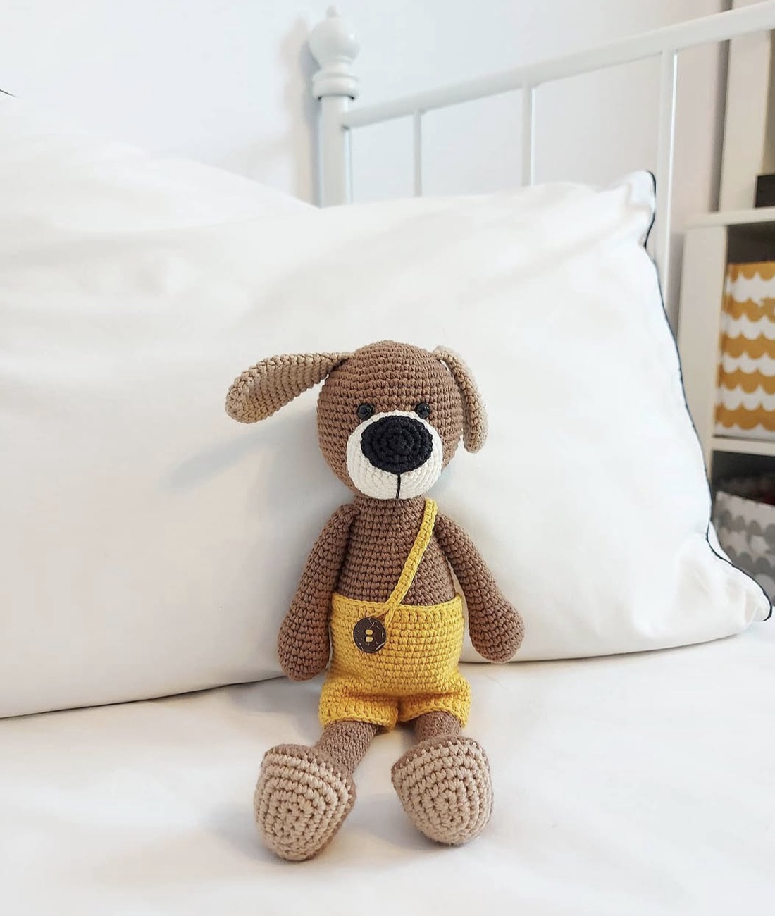 Catel crosetat manual - jucării și echipamente pentru copii - plușuri - câine de pluș - Artynos.ro