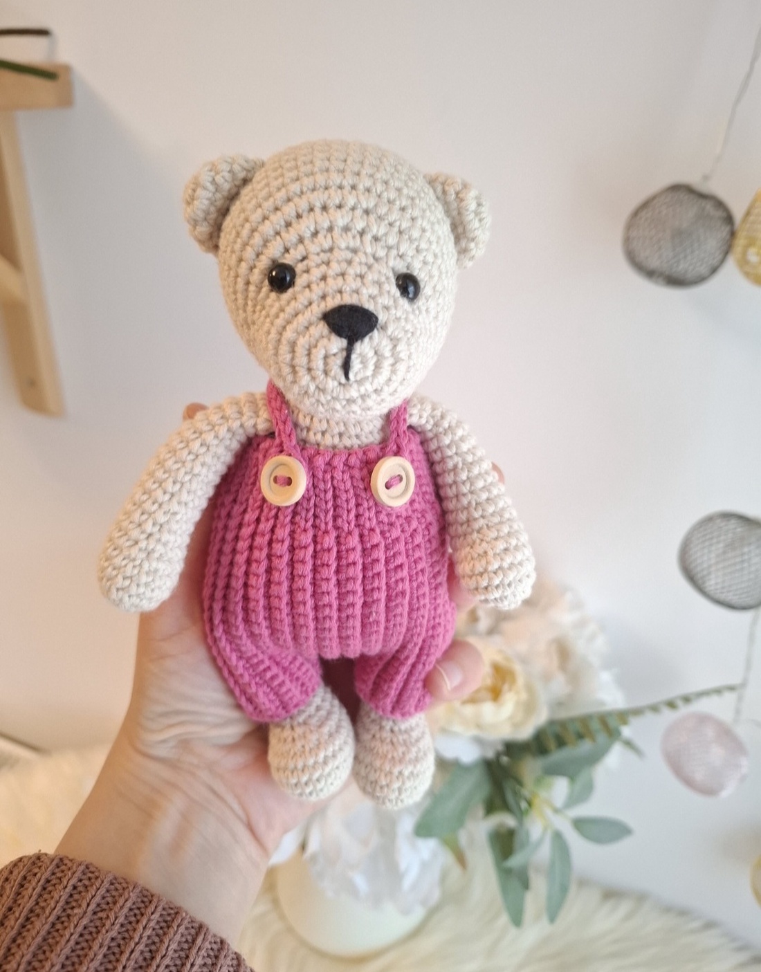 Ursulet crosetat manual - jucării și echipamente pentru copii - plușuri - ursuleț de pluș - Artynos.ro