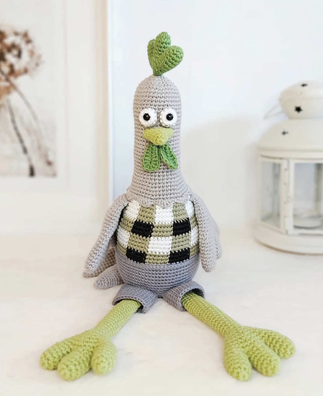 Cocos crosetat manual, 19cm  - jucării și echipamente pentru copii - plușuri - figurine de pluș - Artynos.ro