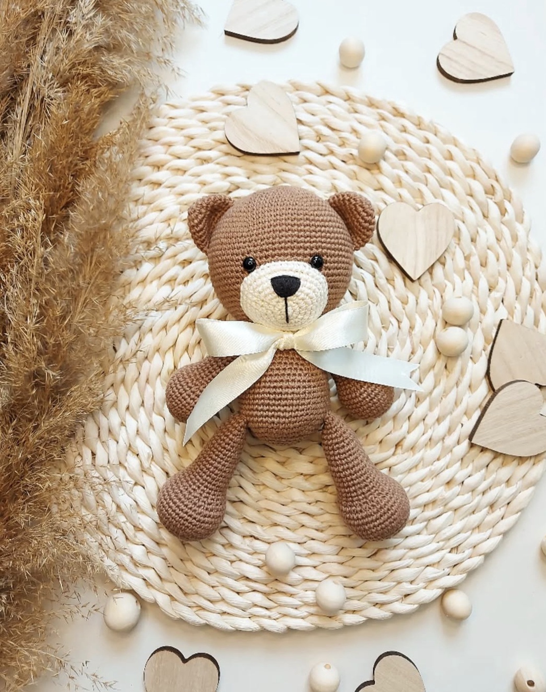 Ursulet crosetat manual - jucării și echipamente pentru copii - plușuri - ursuleț de pluș - Artynos.ro