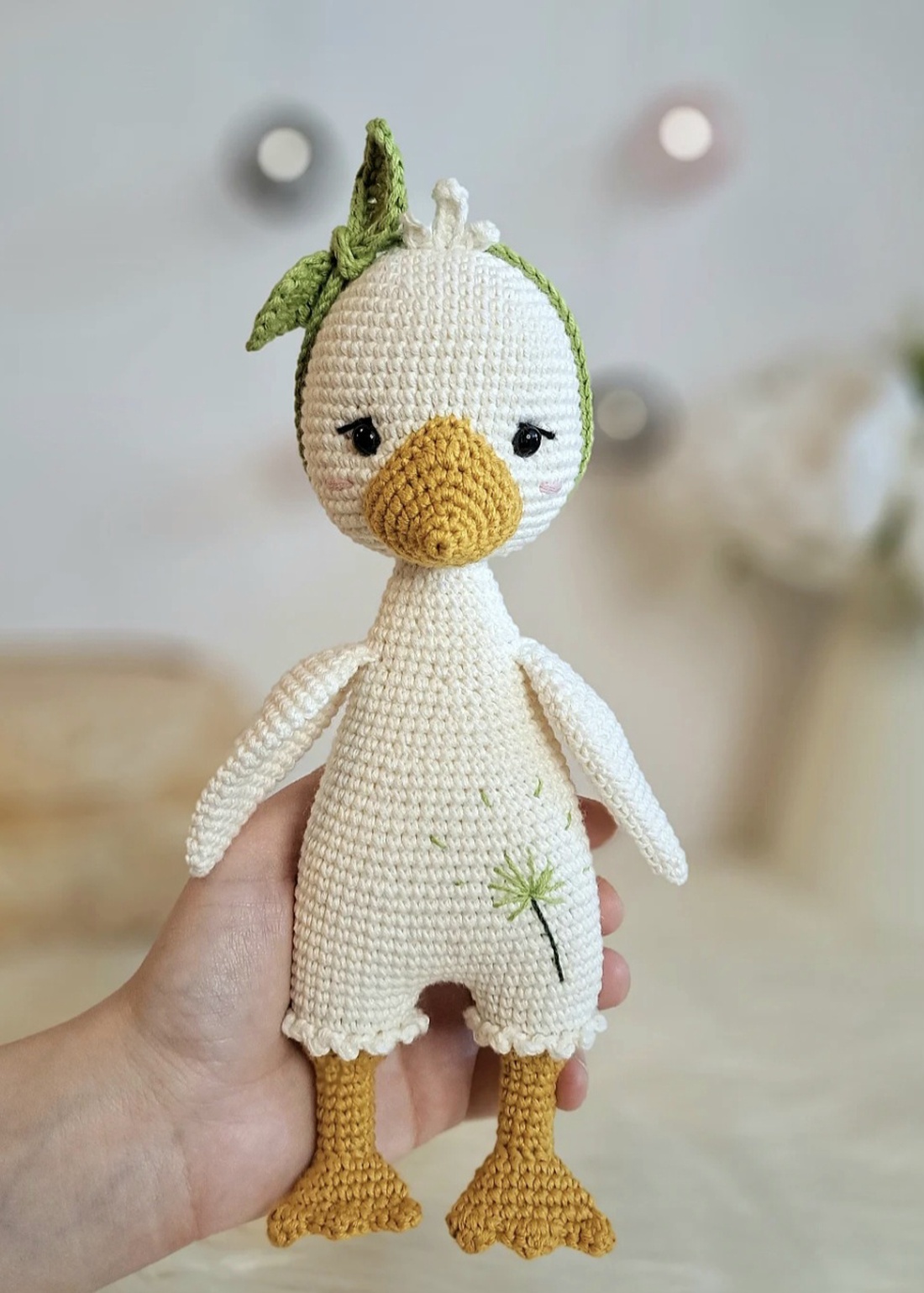 Gasca crosetata manual, 21cm  - jucării și echipamente pentru copii - jucării și accesorii pentru copii - păpuși de joacă - Artynos.ro