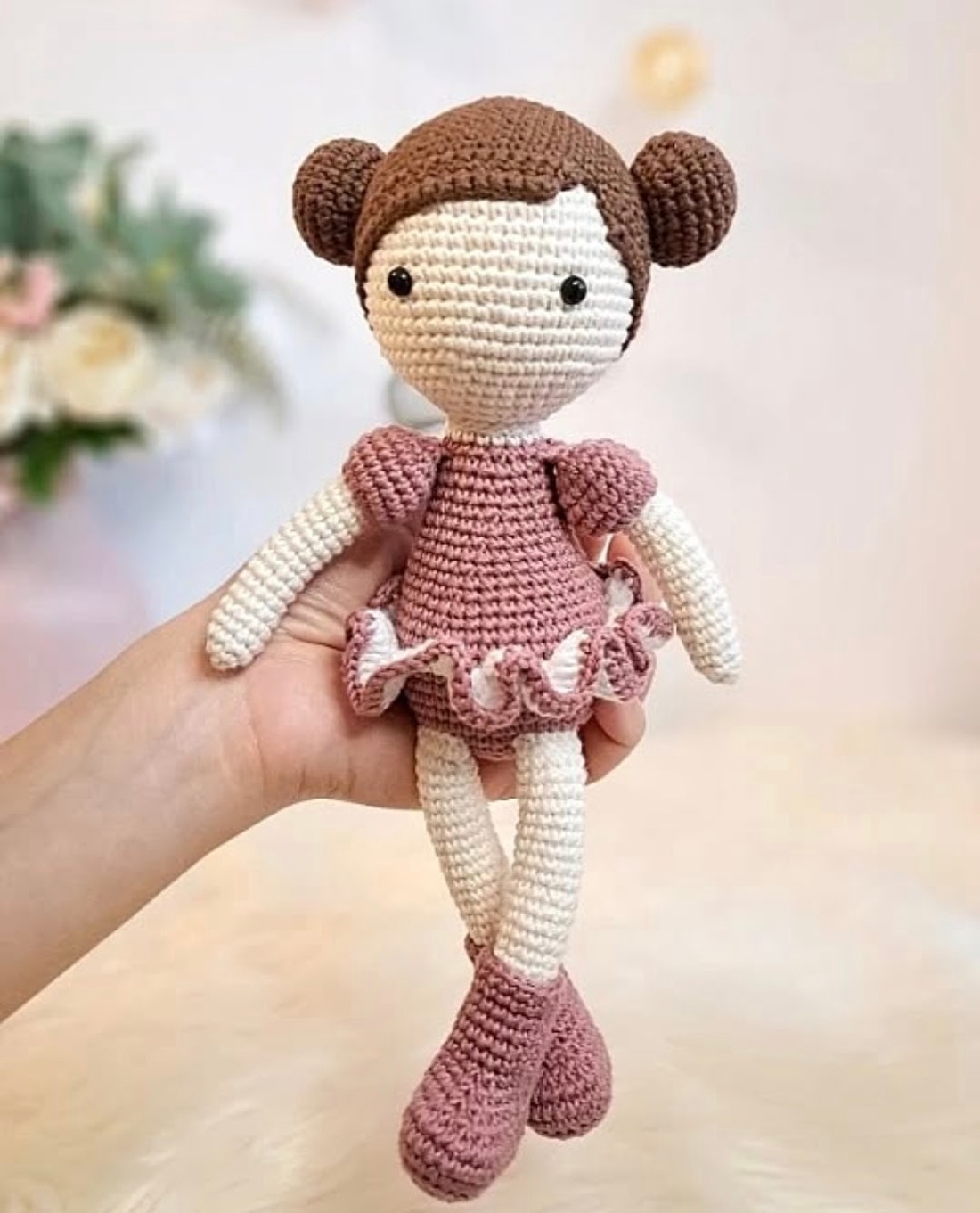 Pupusica crosetata manual - jucării și echipamente pentru copii - jucării și accesorii pentru copii - păpuși de joacă - Artynos.ro