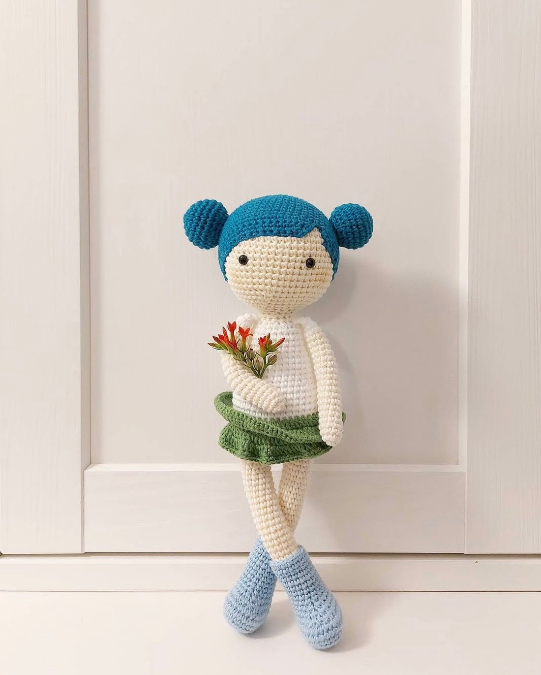 Pupusica crosetata manual - jucării și echipamente pentru copii - jucării și accesorii pentru copii - păpuși de joacă - Artynos.ro