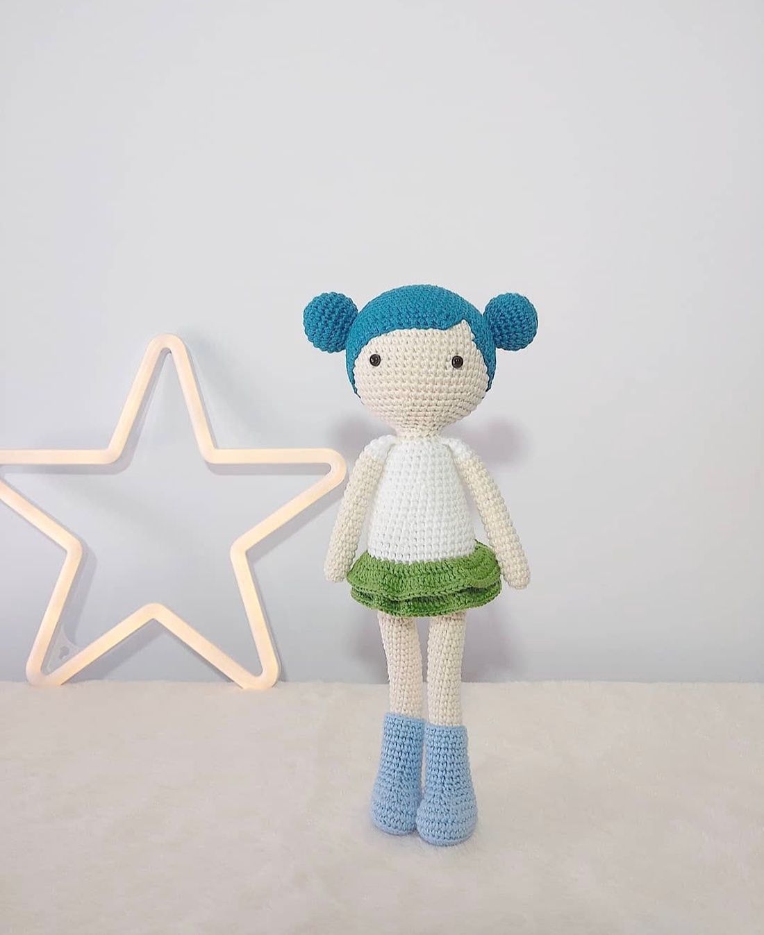 Pupusica crosetata manual - jucării și echipamente pentru copii - jucării și accesorii pentru copii - păpuși de joacă - Artynos.ro