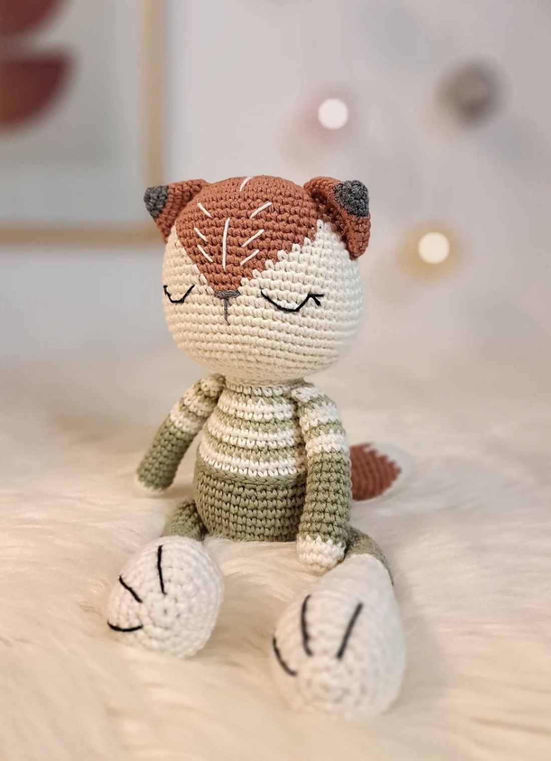 Vulpe crosetata manual  - jucării și echipamente pentru copii - plușuri - vulpe de pluș - Artynos.ro