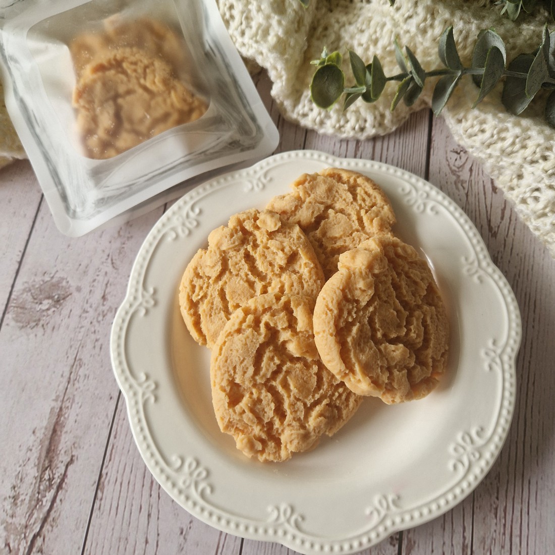 Ceară parfumată cu biscuiți cu unt de portocale -  - Artynos.ro