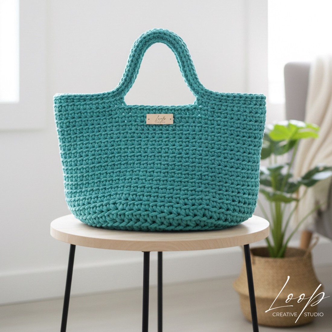 Carry � geantă mare, pliabilă, din bumbac croșetat - genți și portofele - genți de mână și umăr - geantă mare - Artynos.ro