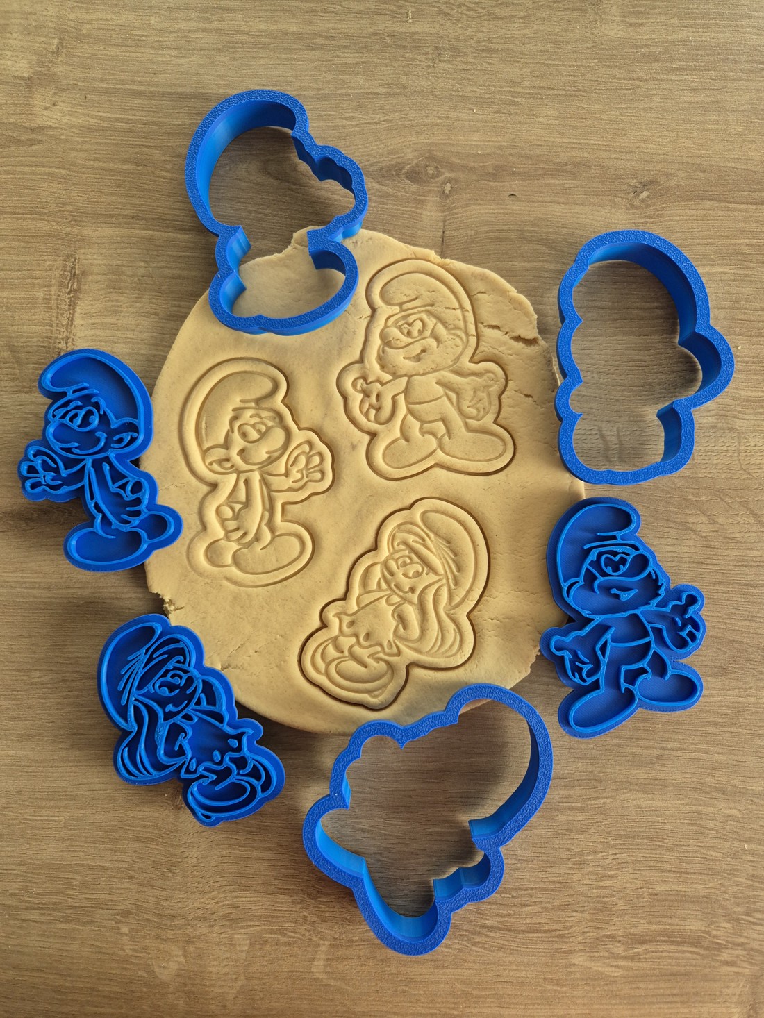 Set de forme pentru prăjituri Smurfs � Forme de prăjituri imprimate 3D -  - Artynos.ro