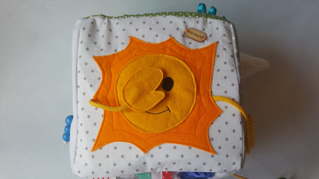Cub pentru copii, jucărie moale, jucărie Montessori, jucărie pentru călătorii - jucării și echipamente pentru copii - jucării bebeluși - cub pentru copii - Artynos.ro