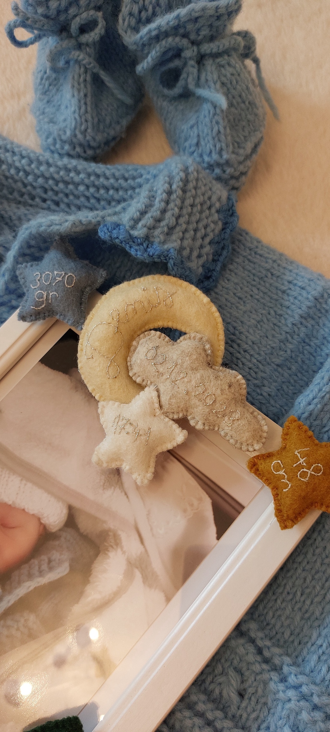 Rama foto personalizata Newborn - pentru copii si bebelusi - casă & stil de viață - echipament pentru camera copiilor - tablouri de cameră pentru copii - Artynos.ro