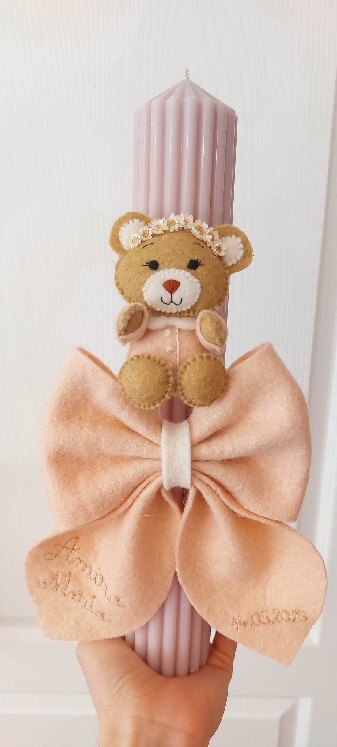 Lumanare botez handmade premium. Lumanare botez personalizata. Lumanare botez baietel. Lumanare botez fetita. Lumanare - jucării și echipamente pentru copii - daruri de botez - Artynos.ro