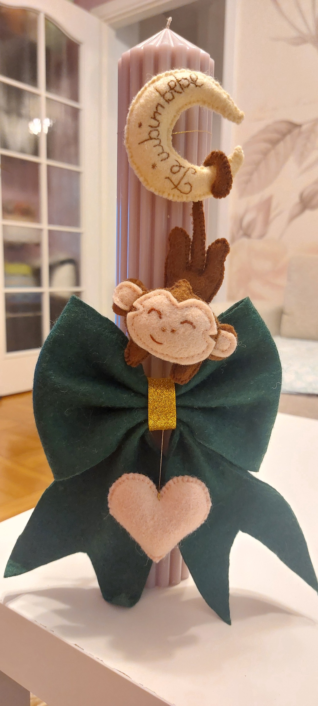 Lumanare botez handmade premium. Lumanare botez personalizata. Lumanare botez Safari Lumanare botez baietei Lumanare gir - jucării și echipamente pentru copii - daruri de botez - Artynos.ro