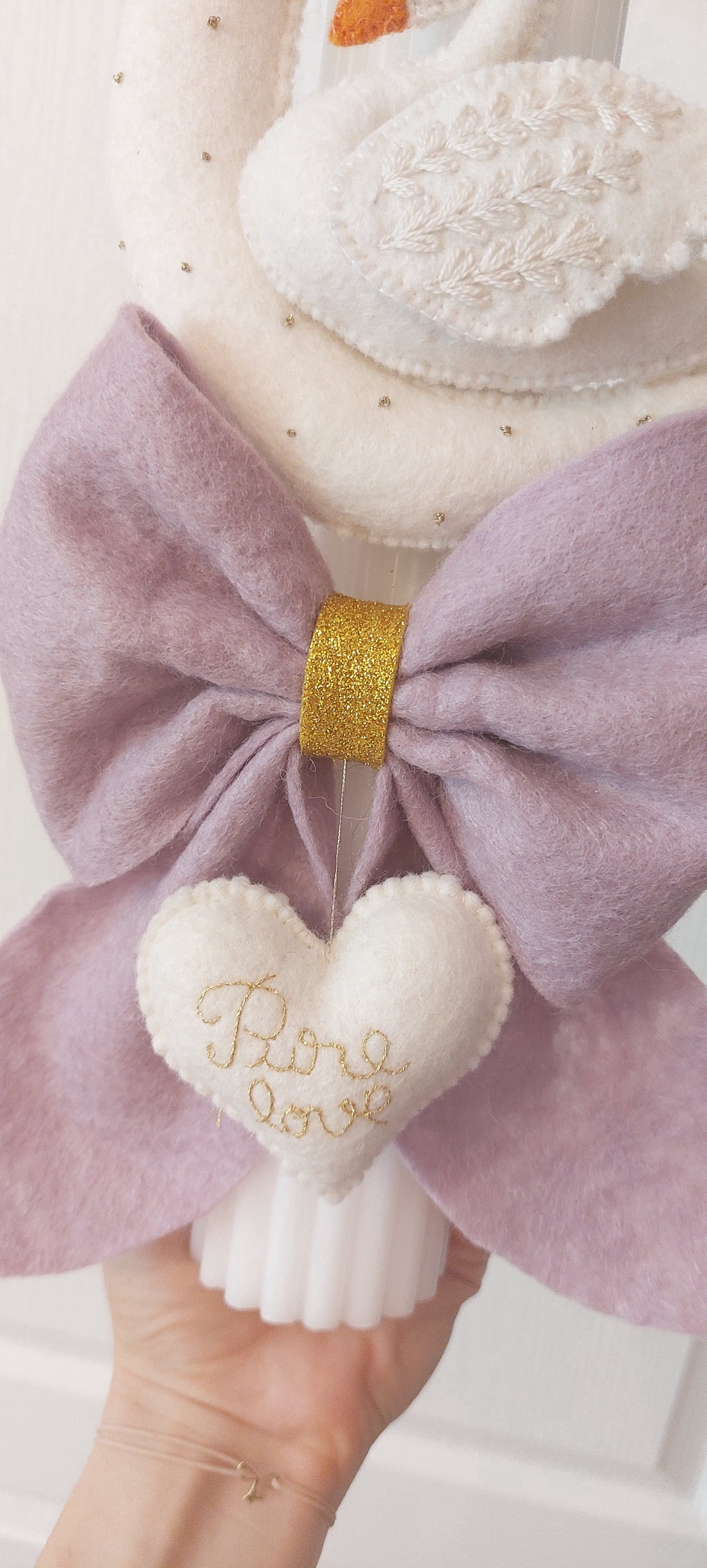 Lumanare botez handmade premium. Lumanare botez personalizata. Lumanare botez fetite. Lumanare botez fetita. Lebada.Swan - jucării și echipamente pentru copii - daruri de botez - Artynos.ro