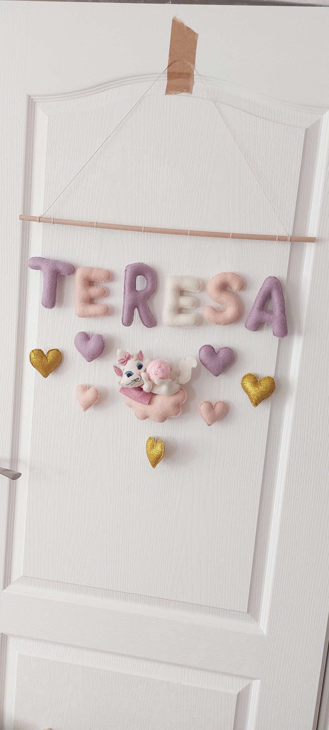 Ghirlanda personalizata cu nume pentru camera copiilor. Cadouri pentru copii. Decoratiuni handmade.Jucarii personalizate - casă & stil de viață - echipament pentru camera copiilor - decorațiuni de cameră - Artynos.ro