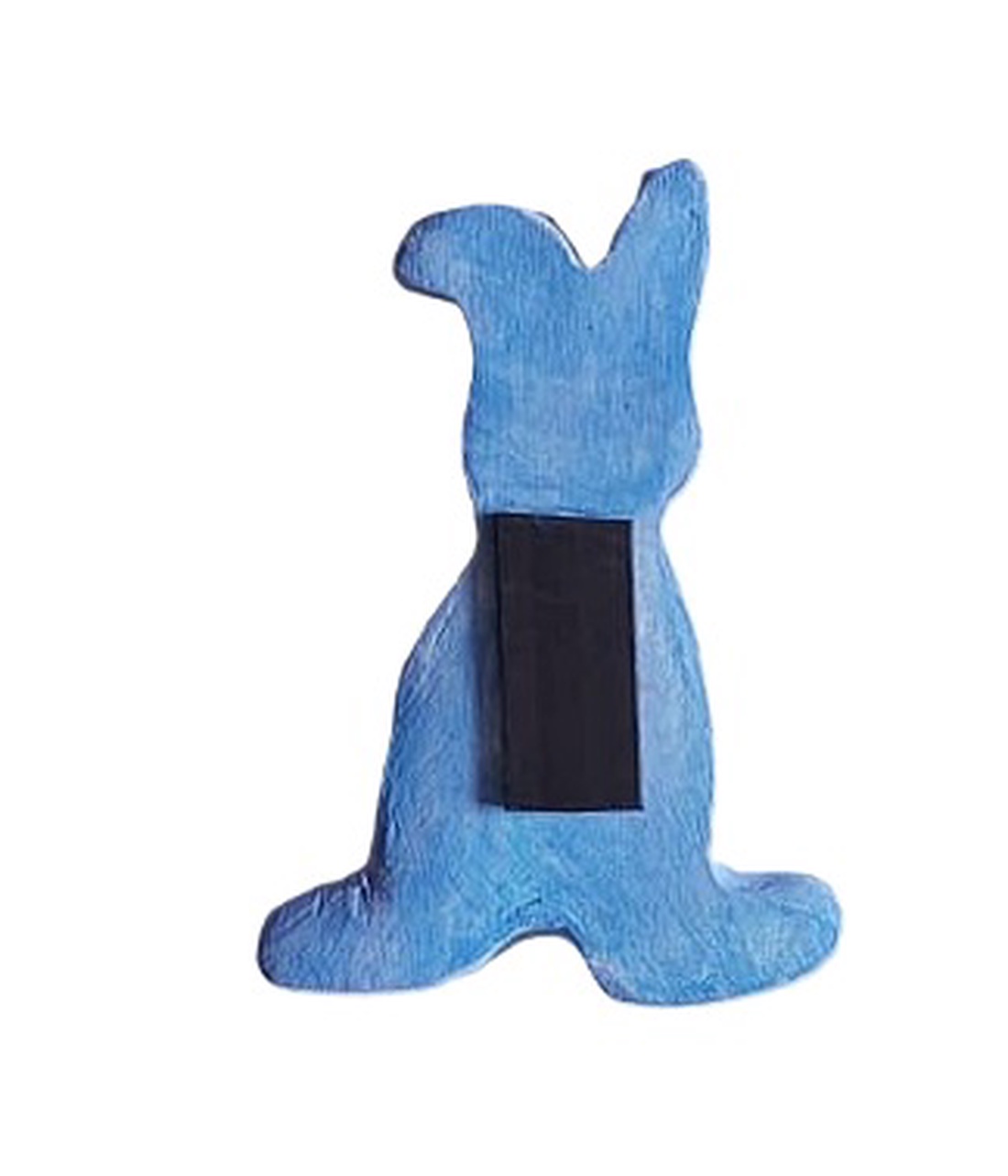 Iepurași decorativi Paște Fericit din lut, cu magnet, model dantelat - decor de sărbători - decorațiuni de paște - iepuraș de paște - Artynos.ro