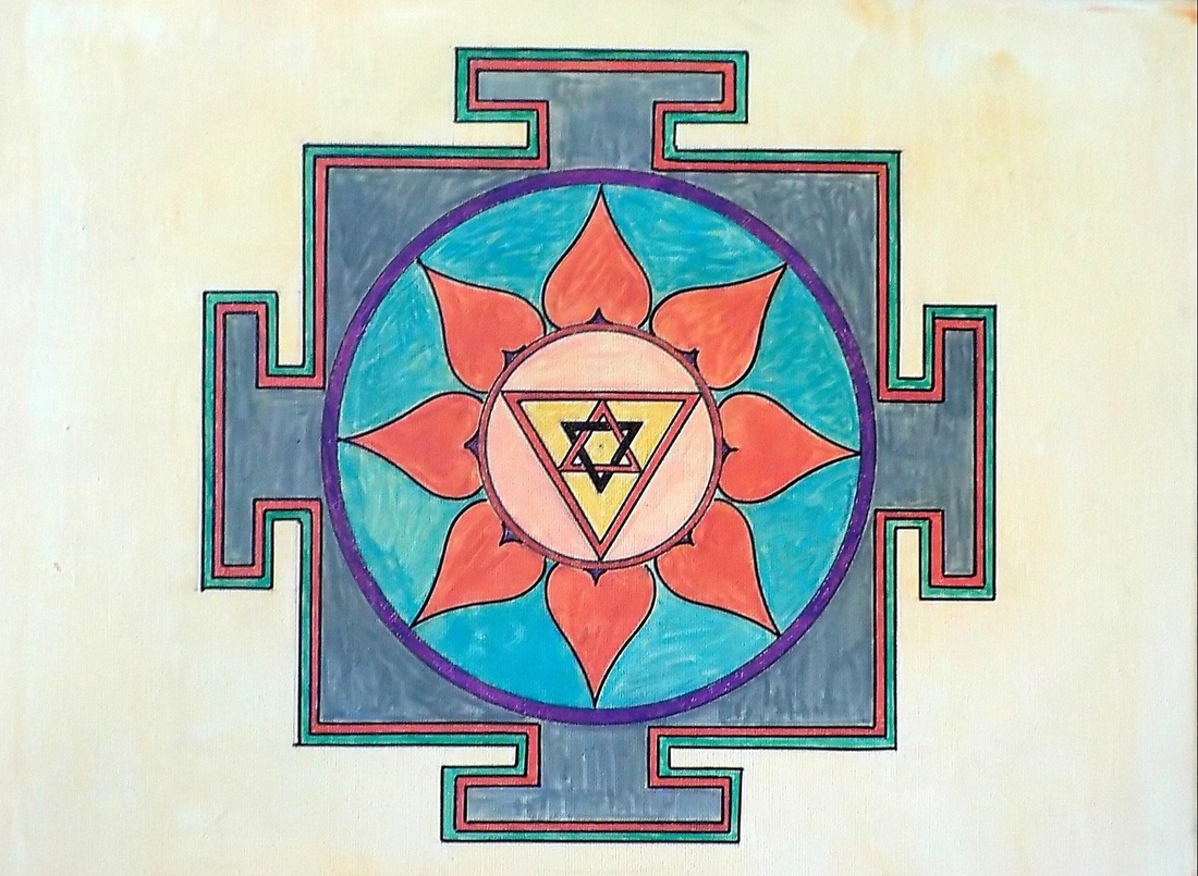 Yantra - arte vizuale și accesorii  - picturi - pictură acrilică - Artynos.ro