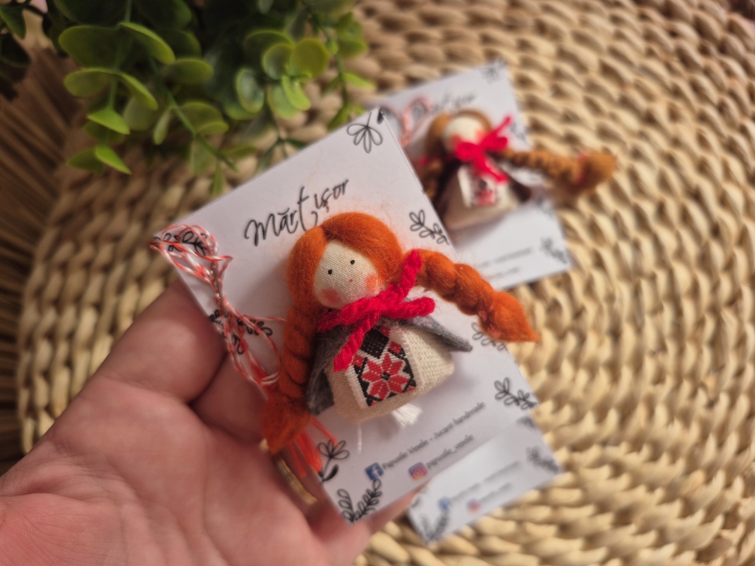 Mandruta - brosa martisor - bijuterii - mărțișor - Artynos.ro