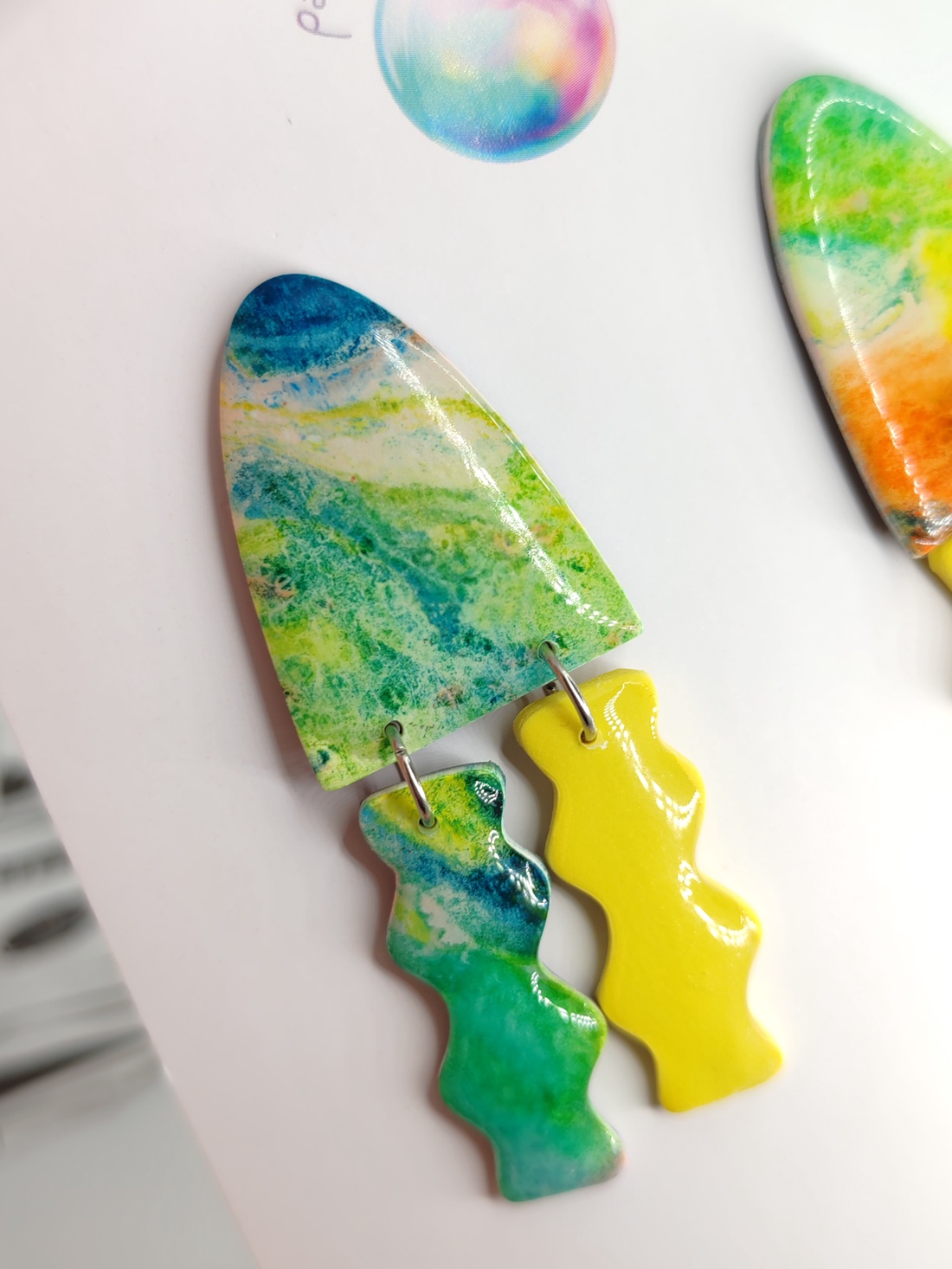 Cercei Spring in Pastel - bijuterii - cercei - cercei hoops - Artynos.ro