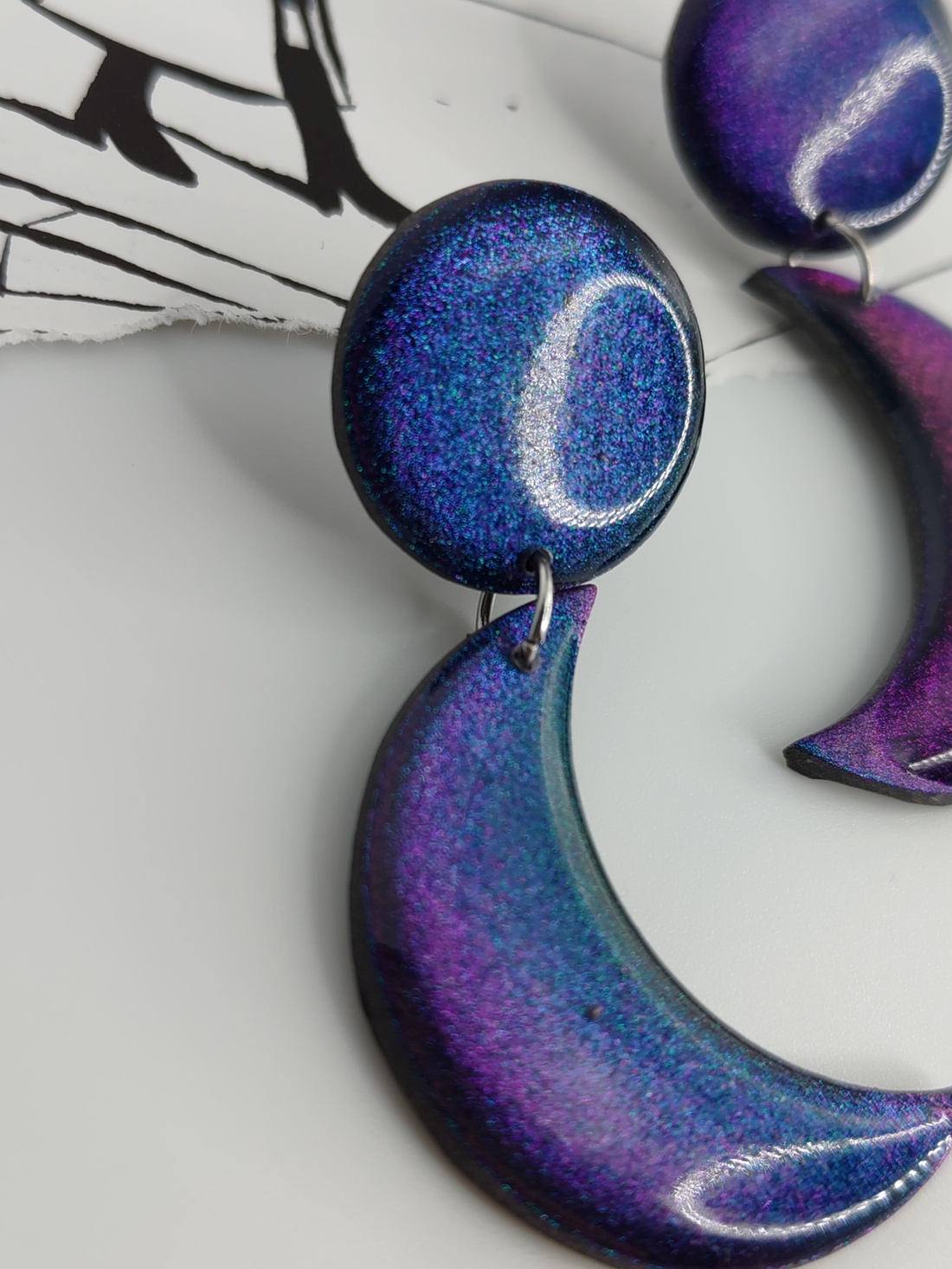 Cercei Wear the Moon - bijuterii - cercei - cercei lungi - Artynos.ro