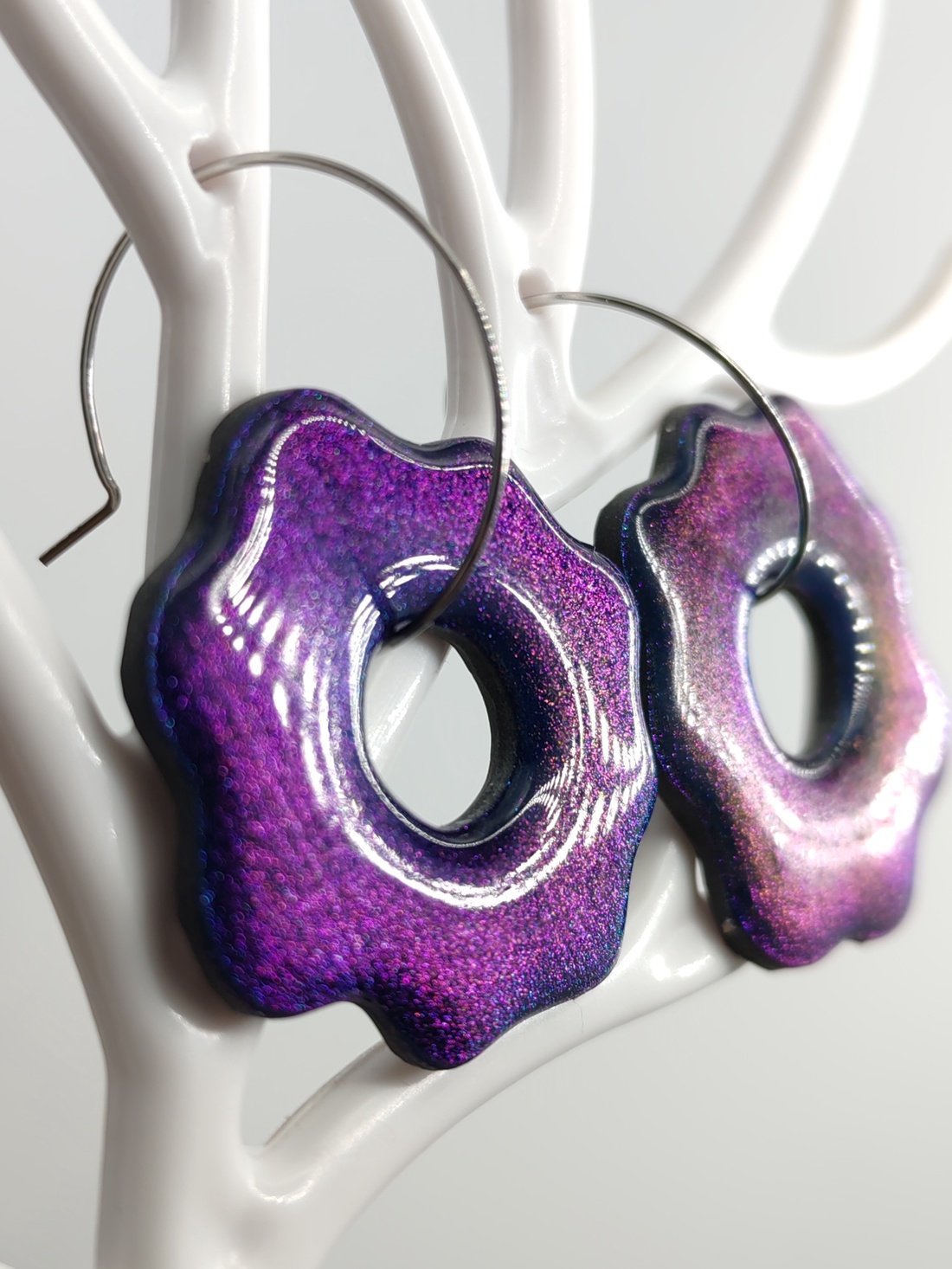 Cercei ParticulaChroma - bijuterii - cercei - cercei lungi - Artynos.ro