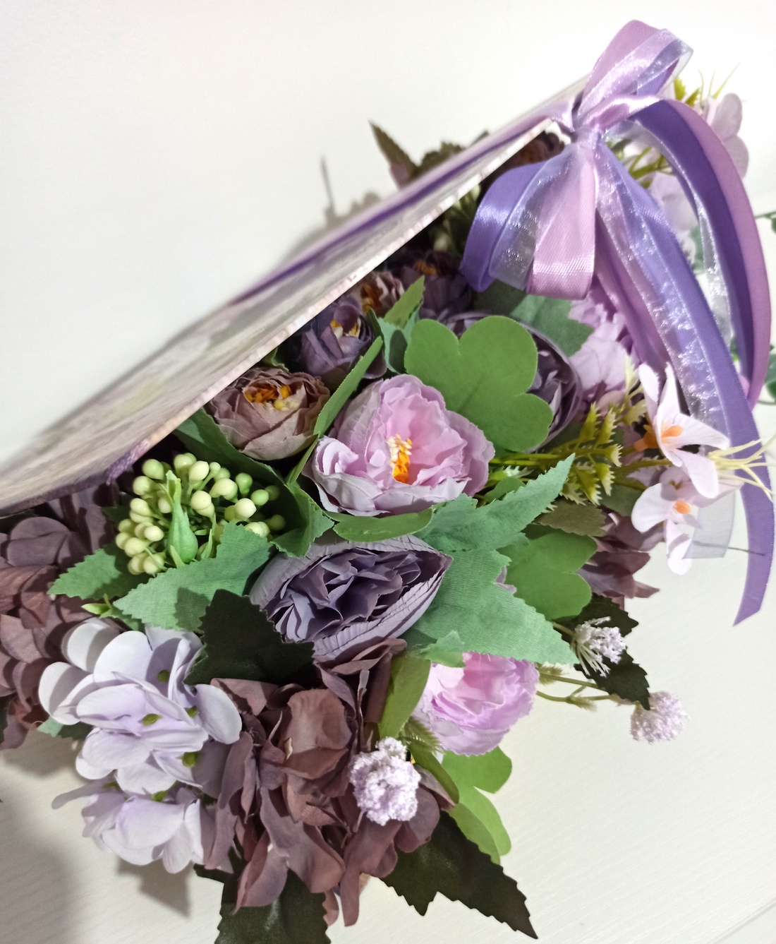 Carte Lavender Cu Floricele Mov - casă & stil de viață - decorațiuni de casă - accesorii florale - cutii cu flori - Artynos.ro