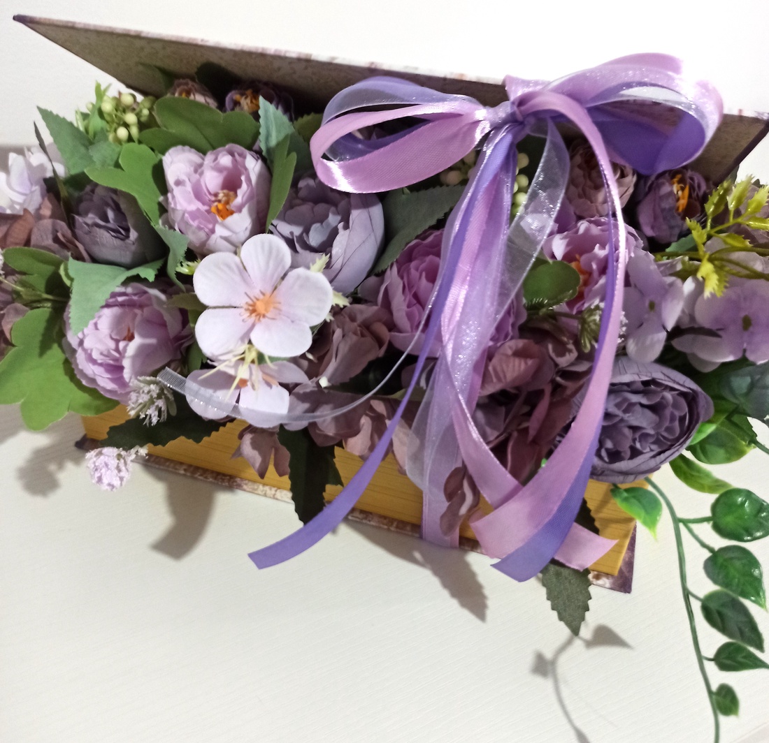 Carte Lavender Cu Floricele Mov - casă & stil de viață - decorațiuni de casă - accesorii florale - cutii cu flori - Artynos.ro