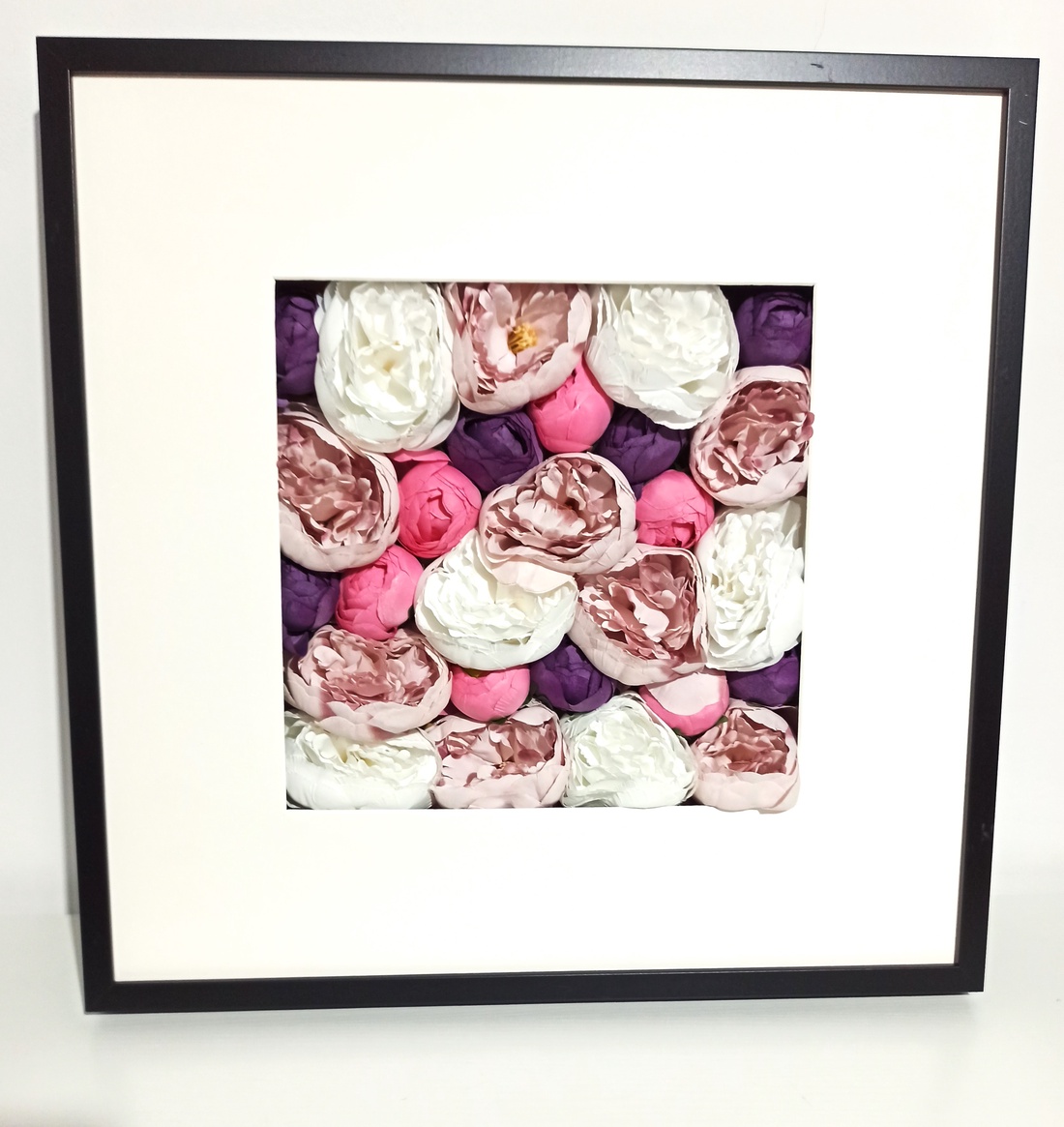 Tablou de dimensiune mare cu bujori 3D - casă & stil de viață - decorațiuni de casă - decorațiuni de pereți - decorațiuni suspendate - Artynos.ro