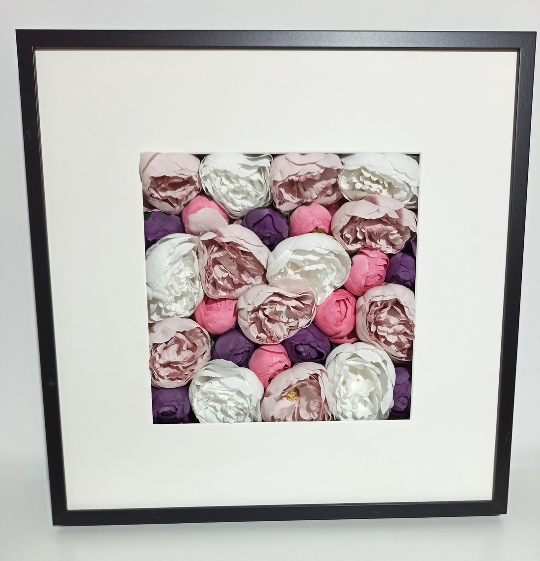 Tablou de dimensiune mare cu bujori 3D - casă & stil de viață - decorațiuni de casă - decorațiuni de pereți - decorațiuni suspendate - Artynos.ro