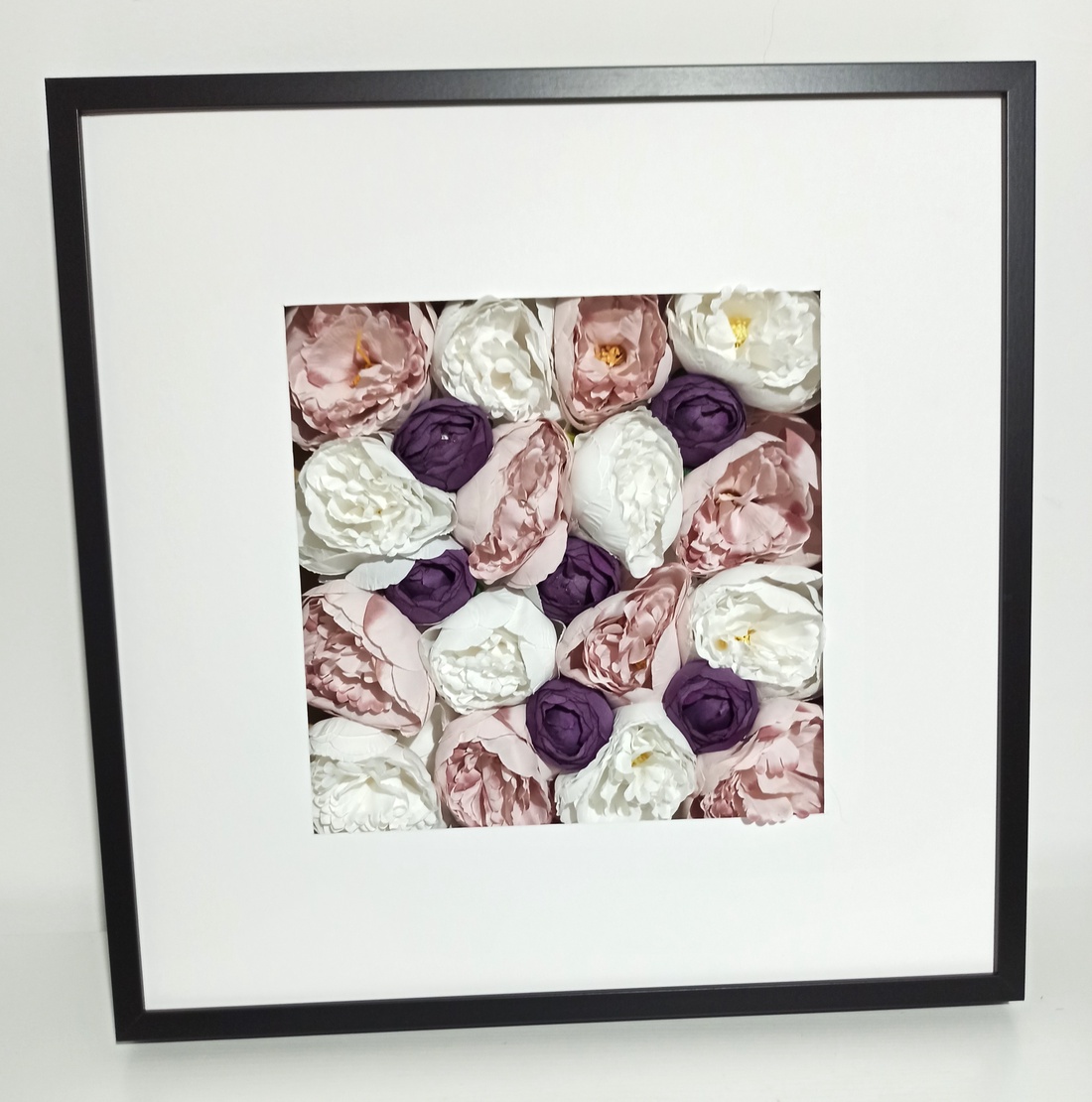 Tablou de dimensiune mare cu bujori 3 D - casă & stil de viață - decorațiuni de casă - decorațiuni de pereți - decorațiuni suspendate - Artynos.ro