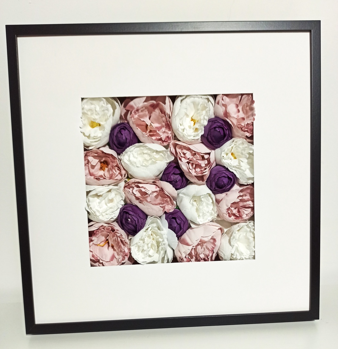 Tablou de dimensiune mare cu bujori 3 D - casă & stil de viață - decorațiuni de casă - decorațiuni de pereți - decorațiuni suspendate - Artynos.ro