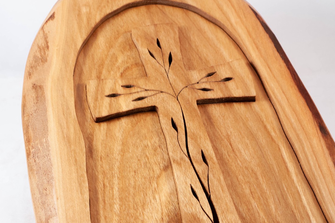 Cruce cu model, cruce din lemn pentru decorarea pereților -  - Artynos.ro