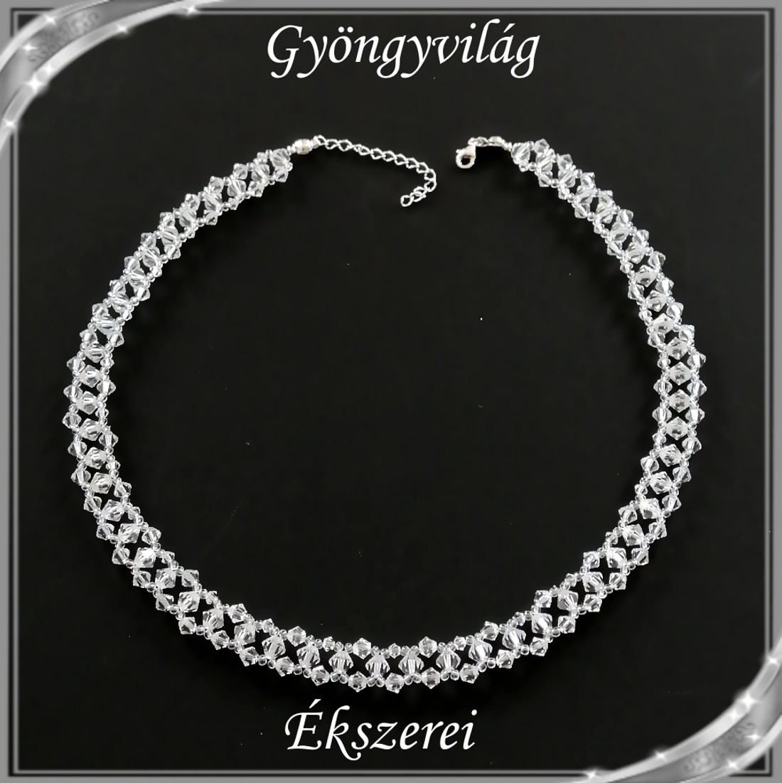 Nunta, lanț choker de mireasă cu cristale Swarovski SL-ESW05 clar - - Artynos.ro Nunta, lanț choker de mireasă cu cristale Swarovski SL-ESW05 clar - - Artynos.ro