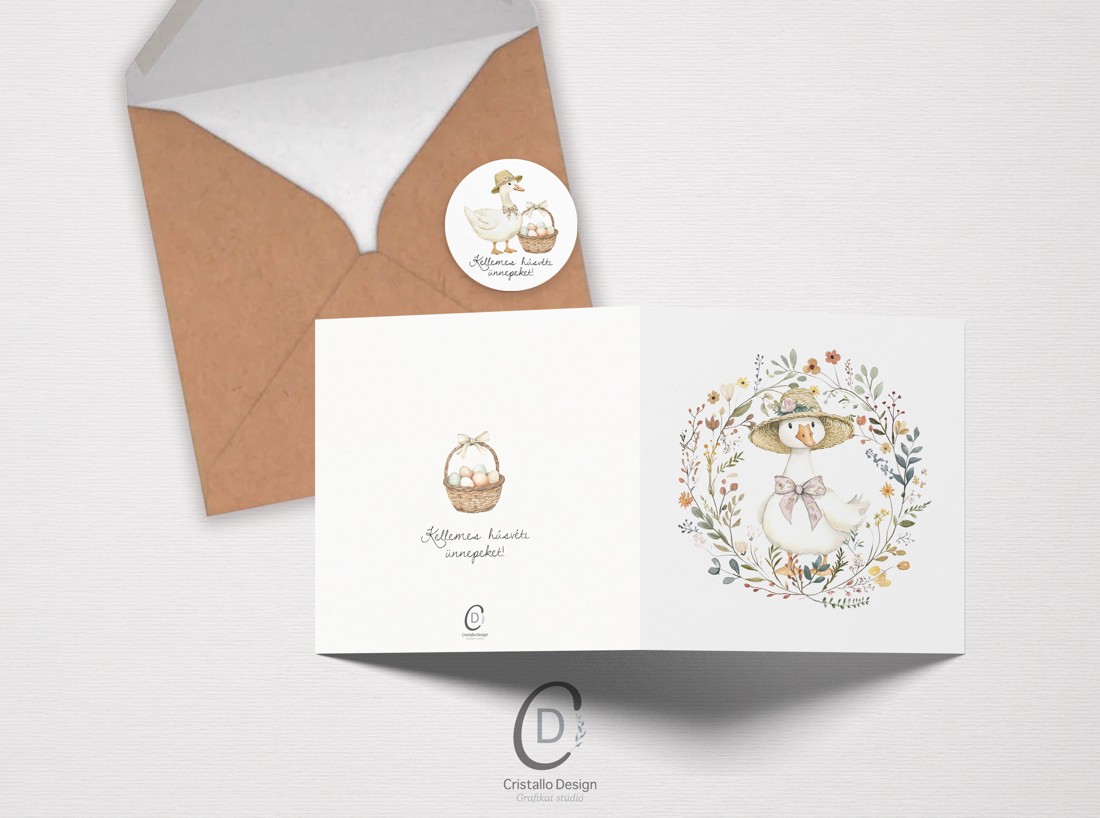 Carte poștală de Paște, felicitare de primăvară, card cadou - - Artynos.ro Carte poștală de Paște, felicitare de primăvară, card cadou - - Artynos.ro